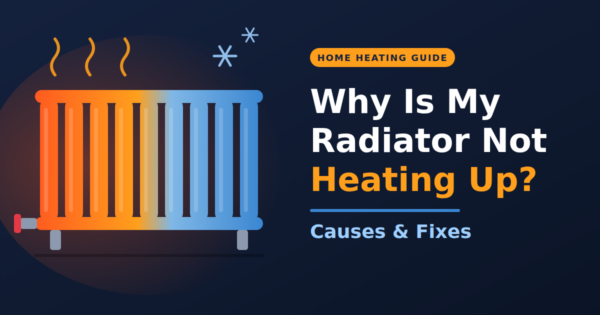radiator not heating up